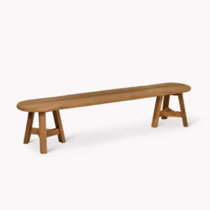 GARDEN TRADING Hawthorne Oval Dining Bench, Natural